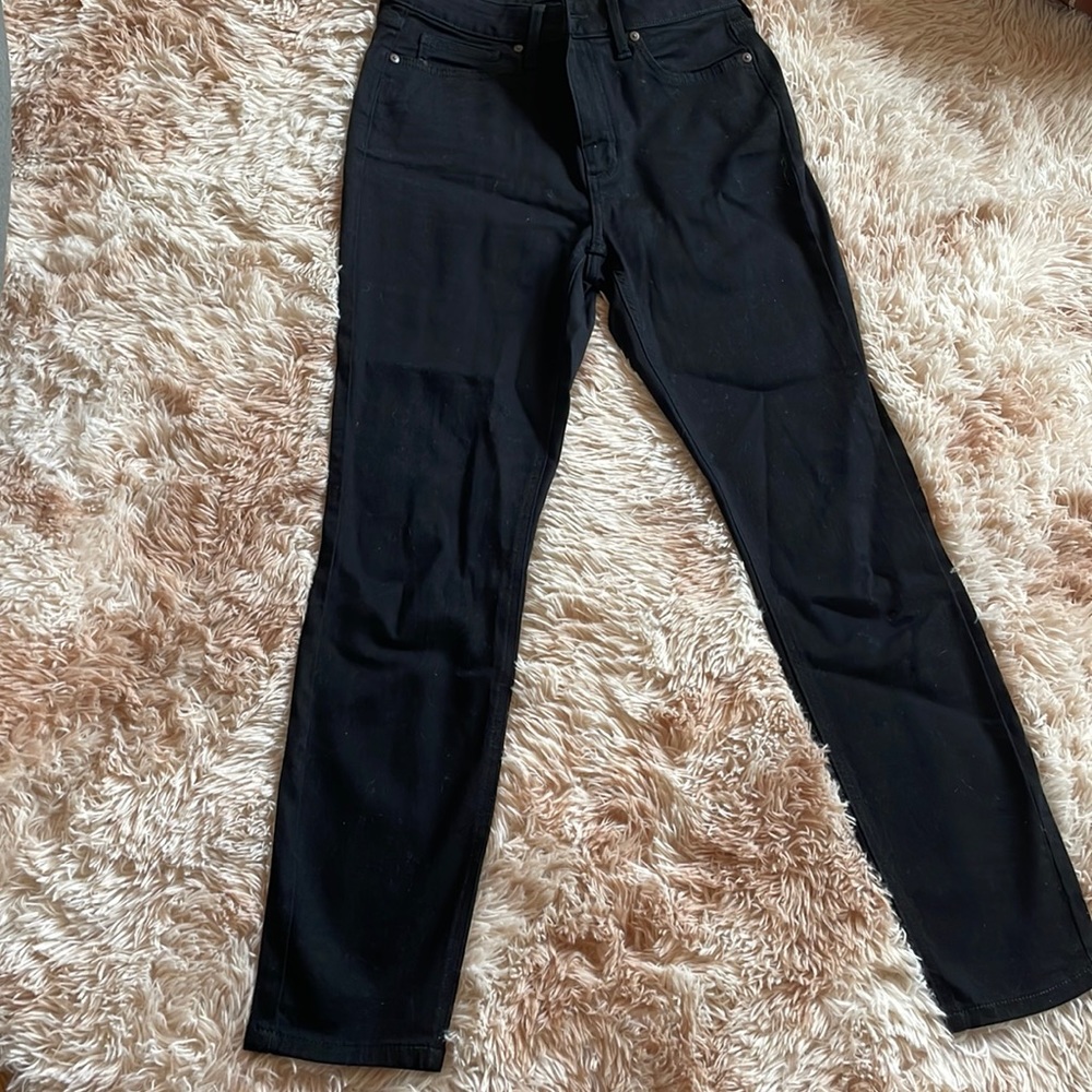 Lauren Conrad Black Mid-Rise Skinny Jeans